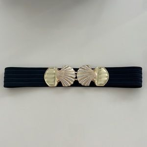 Lilly Pulitzer Navy Seashell Belt - XS/S - NEVER WORN